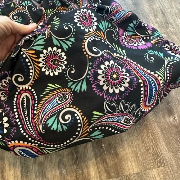 Vera Bradley Bandana Swirl BIG Laundry Bag Shoulder Strap Drawstring - Picture 5 of 13
